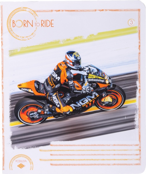 Тетрадь школьная 24 листа в линию УФ-лак в ассортименте