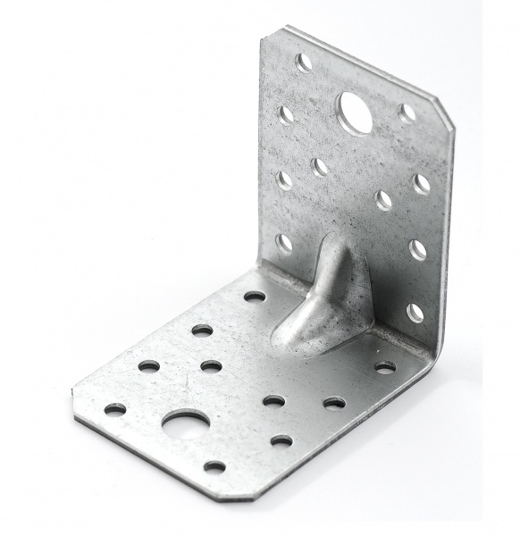 Кутник універсальний посилений Profstal рівносторонній 70x70x55 мм 1,5 мм (20шт.)