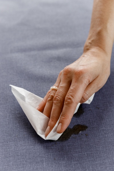 Скатерть водонепроницаемая Oliva Синяя 136x180 см La Nuit 