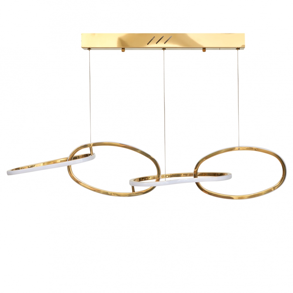 Люстра светодиодная Berger 4x56 Вт LED-модуль золотой 7017-PL-56 Gold