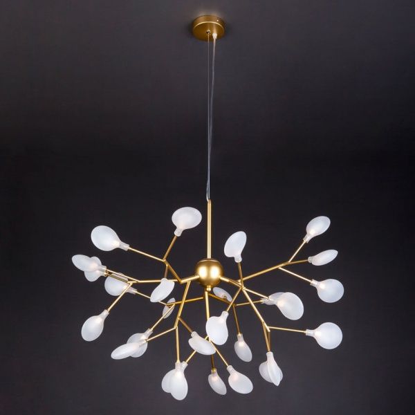 Люстра підвісна Strotskis Foglia 540 27x3 Вт G4 золото 