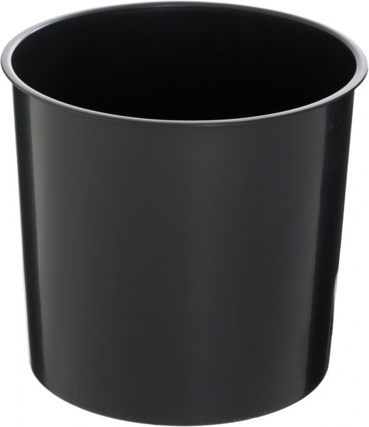 Горшок пластиковый Lamela Лилия круглый 34,4л черный/черный 