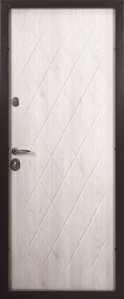 Двері вхідні Abwehr АМ-369 086П (V) (ТО) Avers+Kale НЧ коричневий 2050х860мм праві