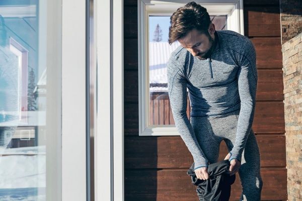 Термобрюки Craft Active_Comfort_Pants_Man 1903717-B999 XL серый меланж