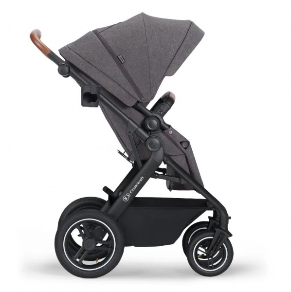 Коляска 3 в 1 Kinderkraft B-Tour Ash Gray KSBTOU00DGR3000 