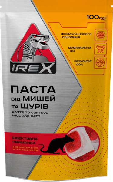 Паста от мышей и крыс IREX 100 г IRR008