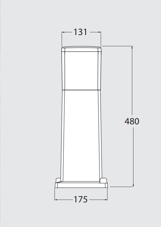Светильник уличный напольный FUMAGALLI Virgilio 500 Opal E27 8,5 Вт IP55 серый