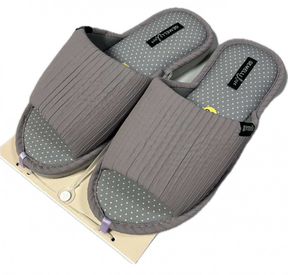 Тапки домашние Gemelli Соля р.39 серый