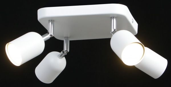 Спот TK Lighting Naro 4x35 Вт GU10 белый/хром 4414 