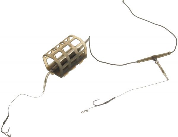 Оснастка Orange Carp 60 г для ловли карпа фидер in-line 2 крючка под бойл #4