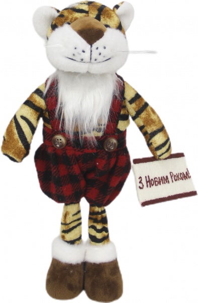 Декорация новогодняя Тигр стоящий в ассортименте 30 см 