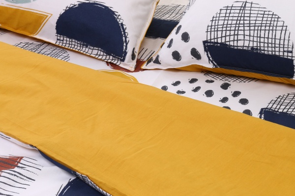 Комплект постільної білизни Lorient 2.0 сірий із коричневим Today 