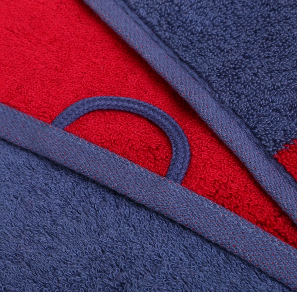 Полотенце махровое Doubleface 80x150 см деним Cawo 