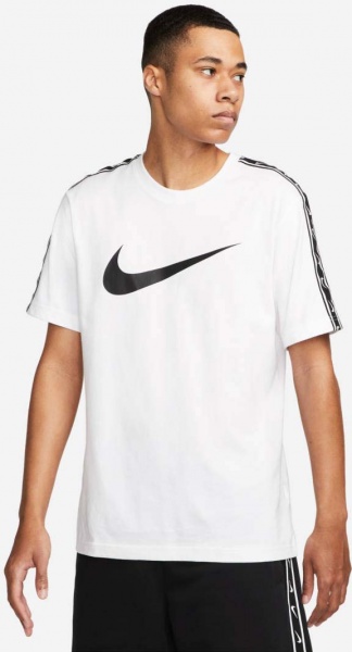 Футболка Nike REPEAT SW SS TEE DX2032-100 р.2XL білий