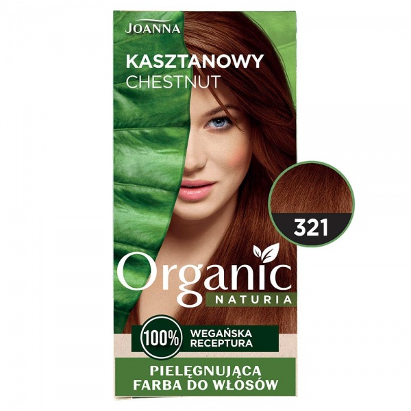Краска для волос Joanna Naturia Organic-Vege 321 каштановый 100 мл