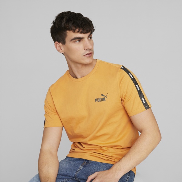 Футболка Puma PUMA ESS+ Tape TEE 84738289 р.XL жовтий