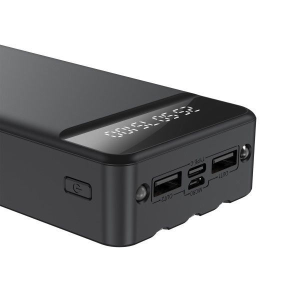 Зовнішній акумулятор (Powerbank) Xo 20000 mAh black (PR163 20000mAh black) 