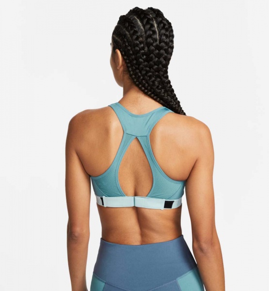 Бра Nike W NK DF SWSH HS BRA DD0428-440 р.XSA-C блакитний