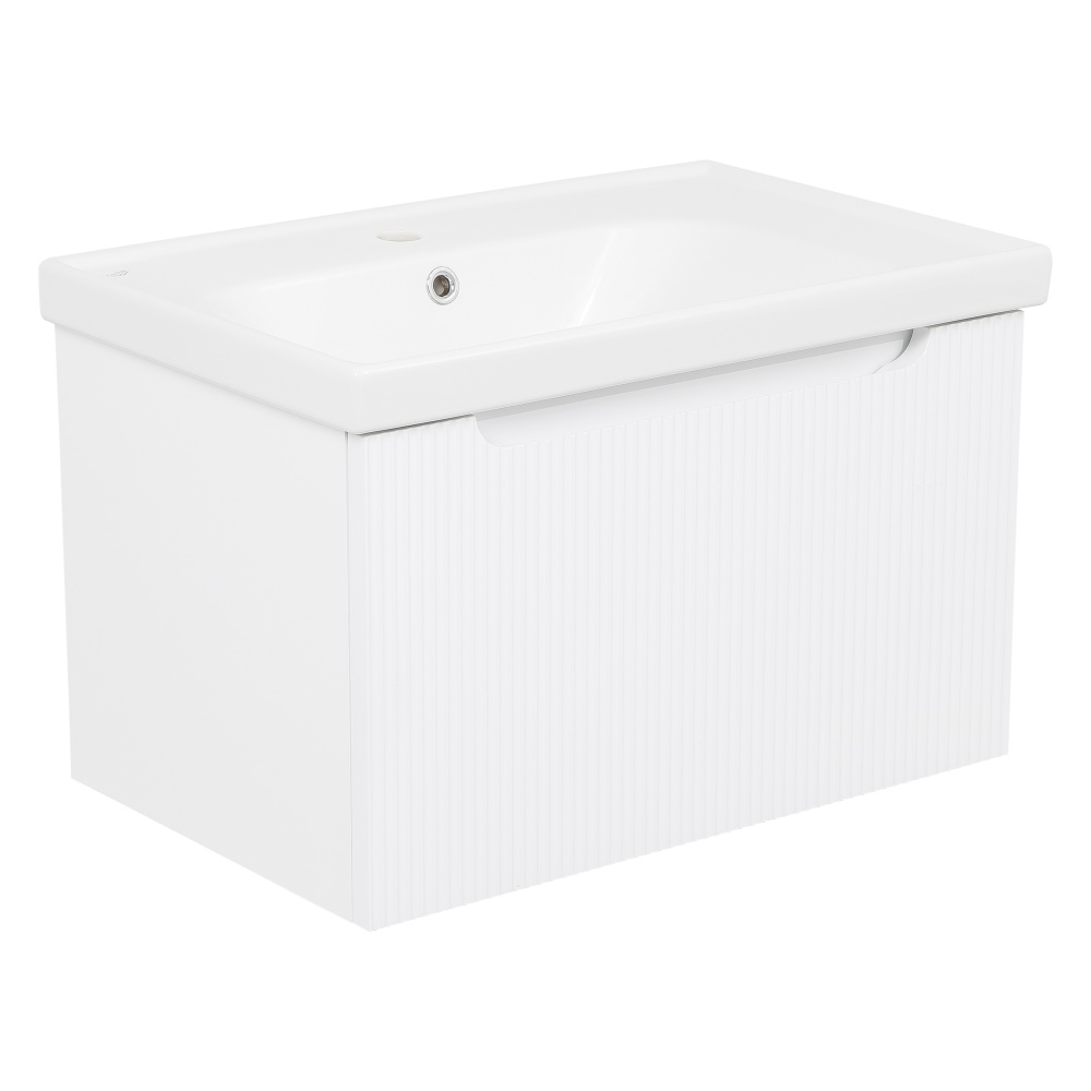 Тумба підвісна Aqua Rodos МОДЭНА з умивальником Frame 70 см