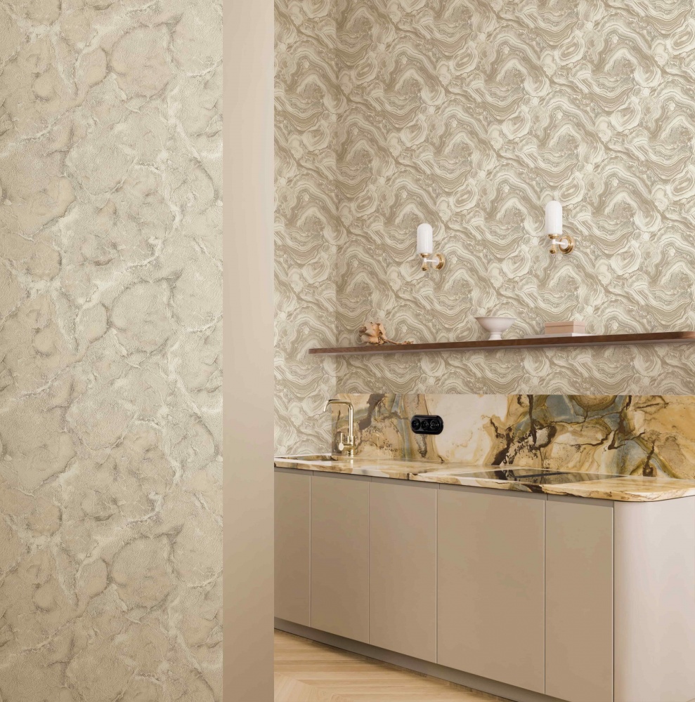 Шпалери вінілові на паперовій основі Слов'янські шпалери Expromt Моніка 5868-04 1,06x10,05 м