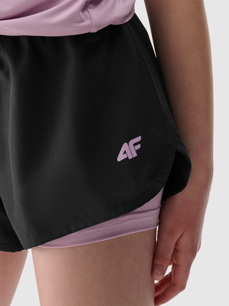 Шорти 4F SHORTS FNK F0844 4FJWSS25TFSHF0844-20S р. 146-152 чорний