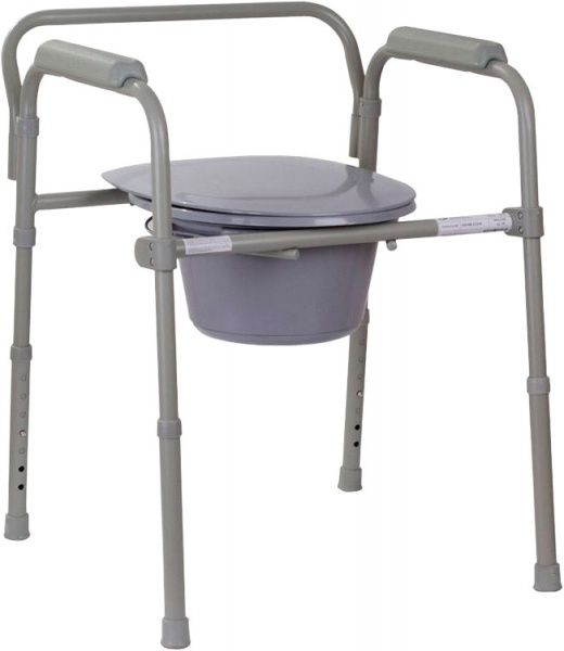 Стул-туалет Ridni Care RD-CARE-T02 (KJT717) с санитарным оснащением, регулируемое по высоте