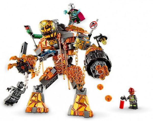 Конструктор LEGO Super Heroes Бой с расплавленным человеком 76128