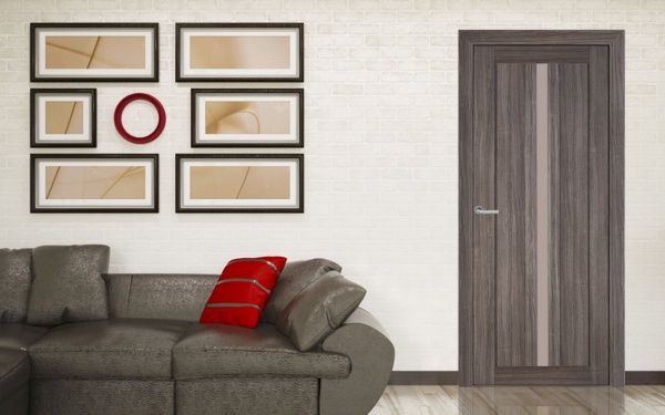 Дверное полотно Dverona Ливерпуль 800 мм грей 