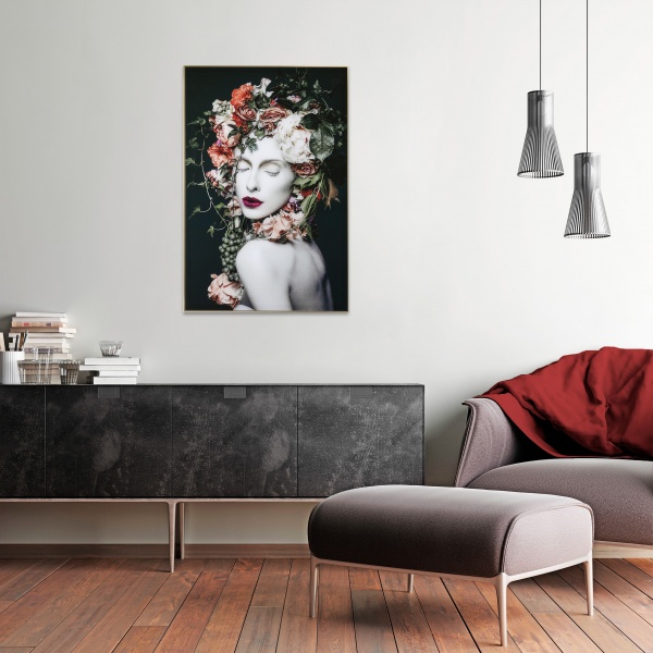 Картина на склі try Lady 80x120 см Styler GL-01597 