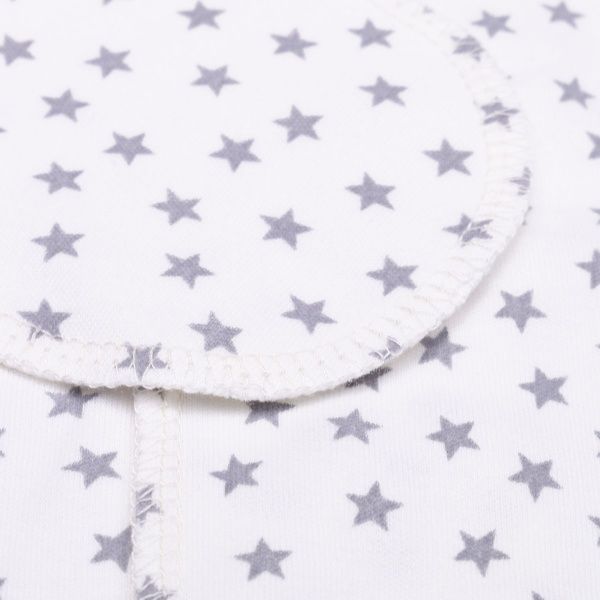 Распашонка детская Bambinelli серая звездочка р.56 белый с рисунком 