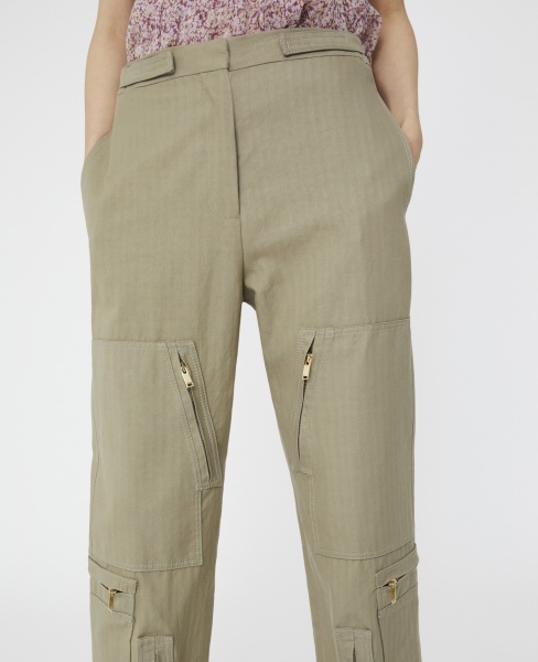 Брюки Stella McCartney PANTALONE DONNA / TROUSERS 567050SMB64-1302 р. 40 бежевый