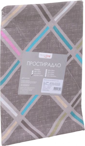 Простирадло бязь 145x215 см в асортименті Home Line 