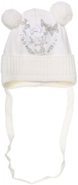 Шапочка детская для девочки Luna Kids р.36 бежевый 2105 