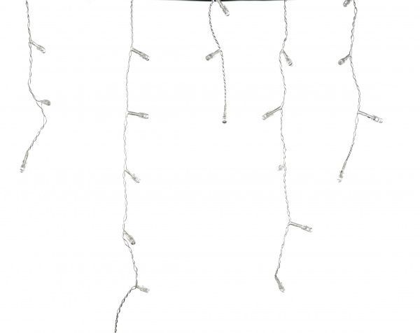 Электрогирлянда-штора внутренняя и внешняя встроенный светодиод (LED) 100 ламп 2м Белые сосульки OIC100LSE-B-T-I4-F