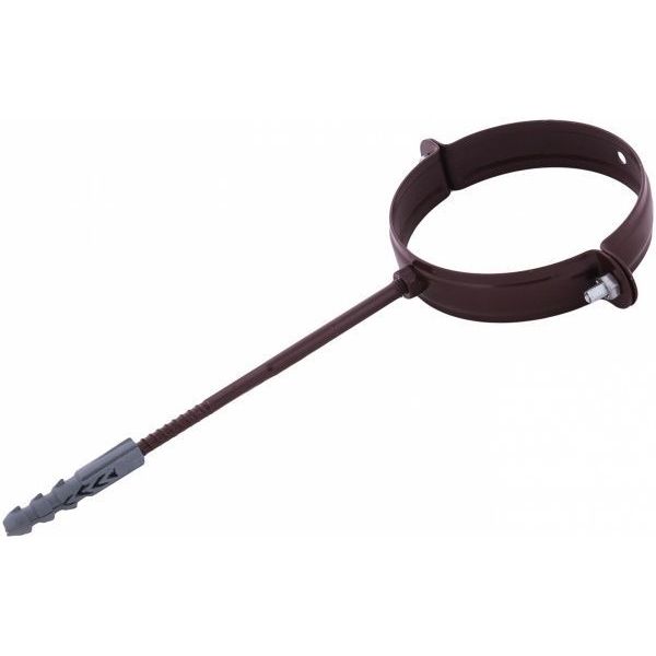 Кронштейн труби металевий Сяйво L=100 мм D=100 мм коричневий 