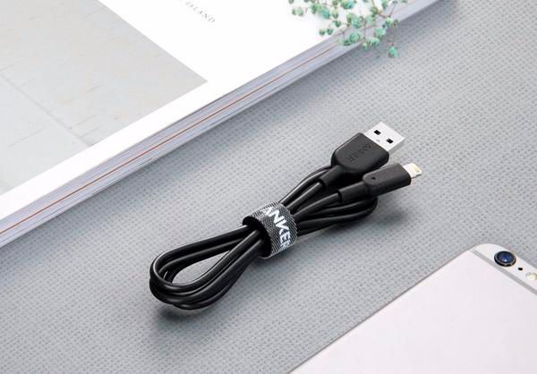 Кабель Anker USB – Apple Lightning 1,8 м чорний (A8433H11) Powerline II 
