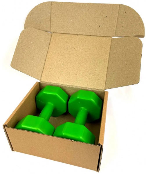 NEO-SPORT Гантелі 2 шт по 2 кг. Neo-Sport салатовий 