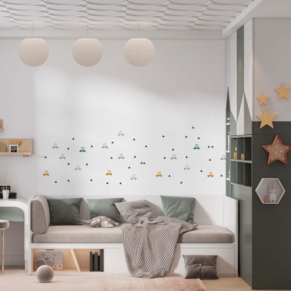 Стикеры-паттерны Lipastick Cars 120х20 см 7010620227