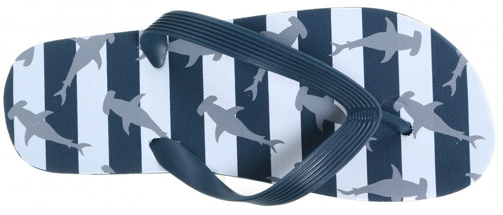 В'єтнамки для хлопчиків Shantou Акула р.40 білий із синім (NRSS20)