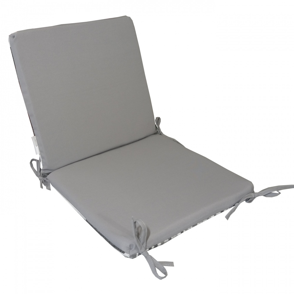 Подушка на крісло Ost-Fran 40х80х3 см, лонета Capri Gris