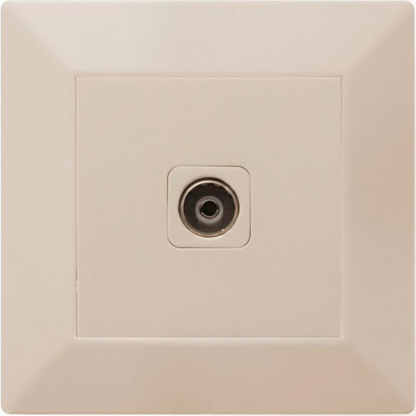 Розетка TV HausMark Alta кремовый SNG-SCP.SQ20MG1TV-CR