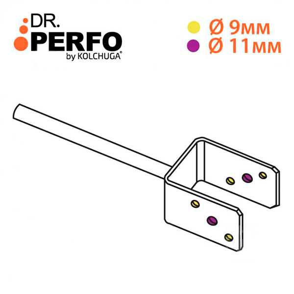 Опора колони 97x70x60мм 4мм 