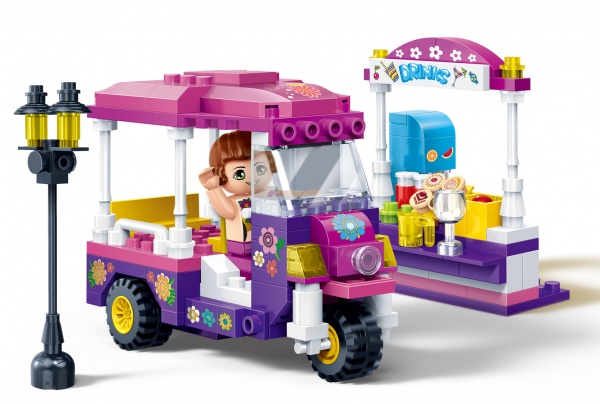 Конструктор BanBao trendy beach трьозколисний мотоцикл 6131