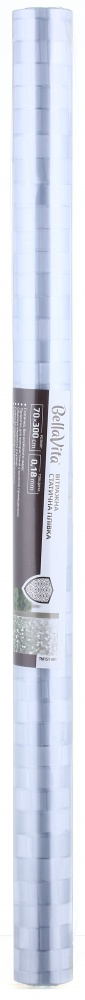 Пленка витражная статическая Bella Vita TM151-001 прозрачная 0,7x3 м