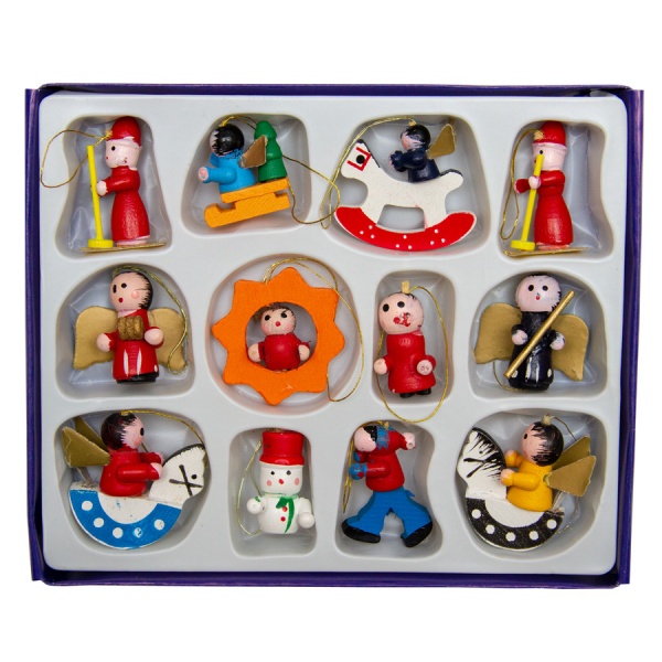 Набор деревянных фигурок Девилон 12 шт.