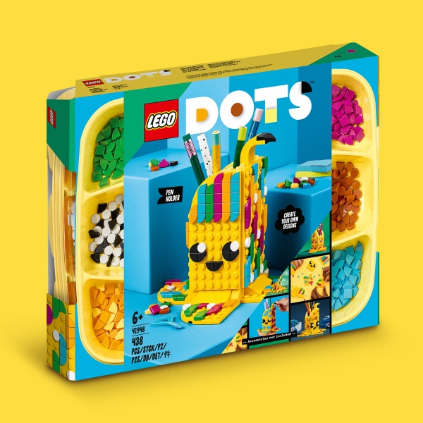 Конструктор LEGO DOTS «Банан». Підставка для ручок 41948