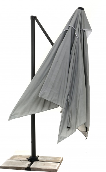 Зонт садовый UBC Group 3х3 м консольный 429 серый