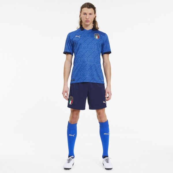 Футболка Puma FIGC Home Shirt Replica 75646801 р.M синій