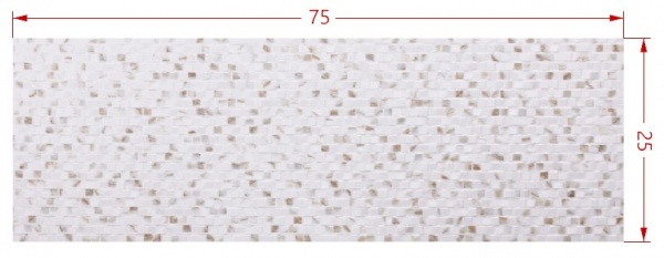 Плитка Emigres Алба мат Моз Голд 25x75 