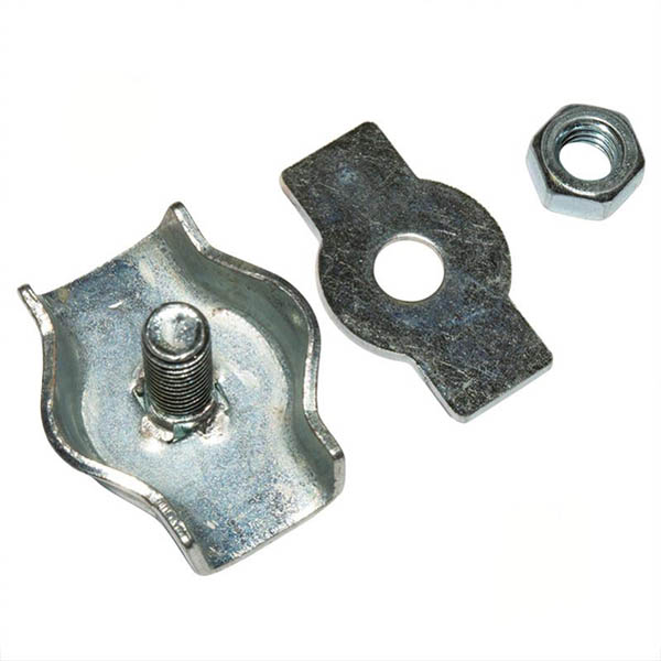 Затискач для троса одинарний 6 мм